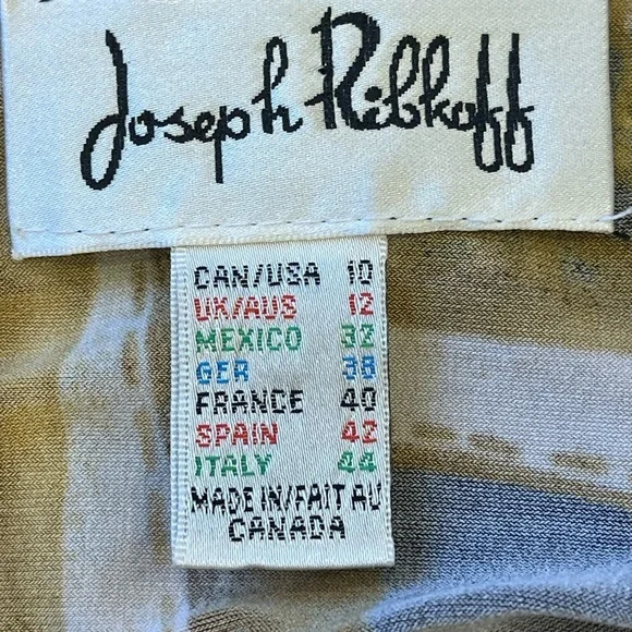 Joseph Ribkoff Leopard Baroque Rhinestone Tunic - Picture 4 of 5